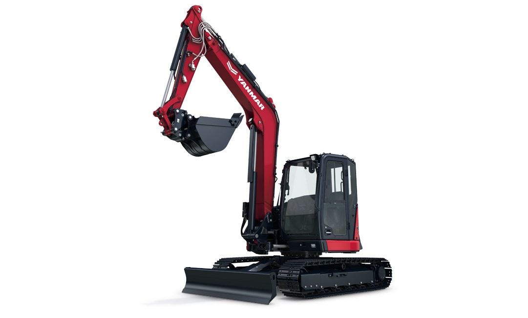 Yanmar ViO80-1A 8 Ton Mini Excavator Rental: Rocrents | Rochester, NY